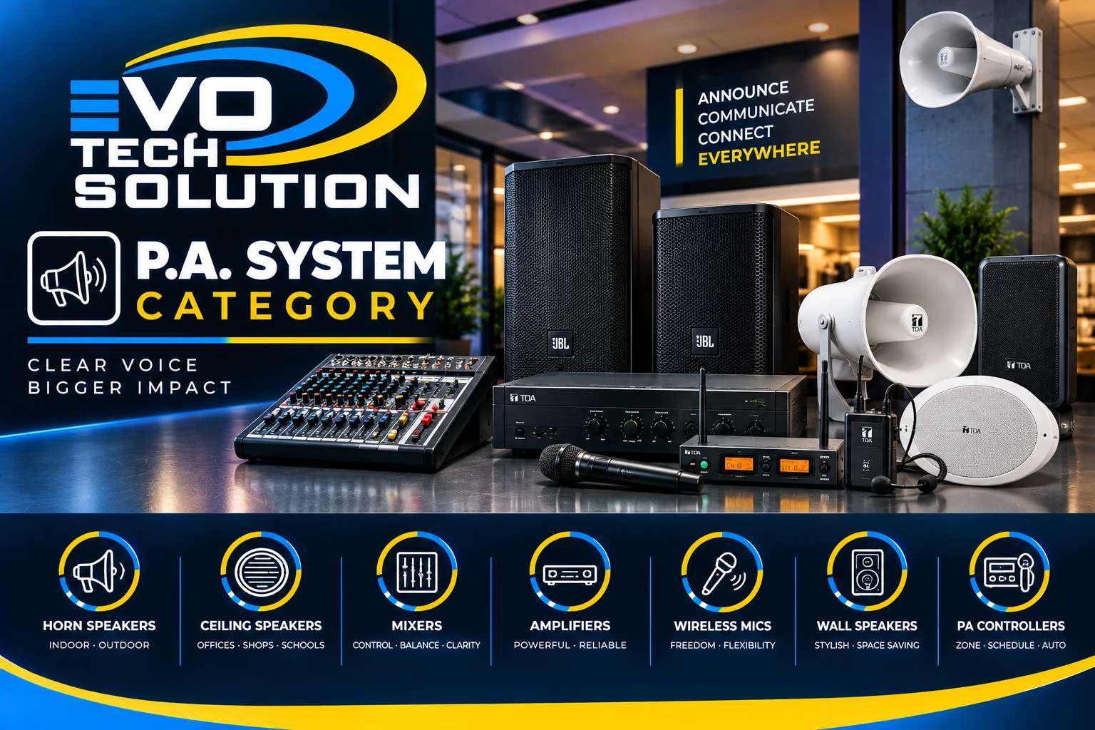 P.A. Systems